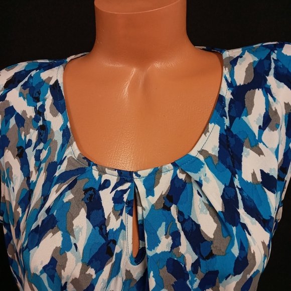 Jones Studio separates Womens 1X blue top - Picture 4 of 8